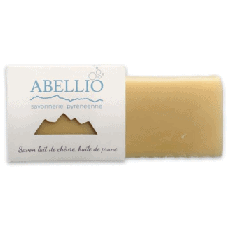 Abellio přírodní mýdlo Kozí mléko a švestkový olej. Vyrobené ručně za studena.