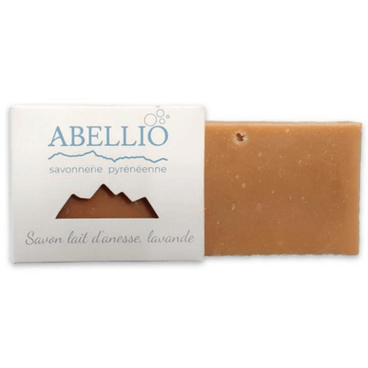 Abellio přírodní mýdlo Oslí mléko a levandule. Vyrobené ručně za studena.