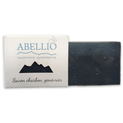 Abellio přírodní mýdlo uhlí a jalovec
